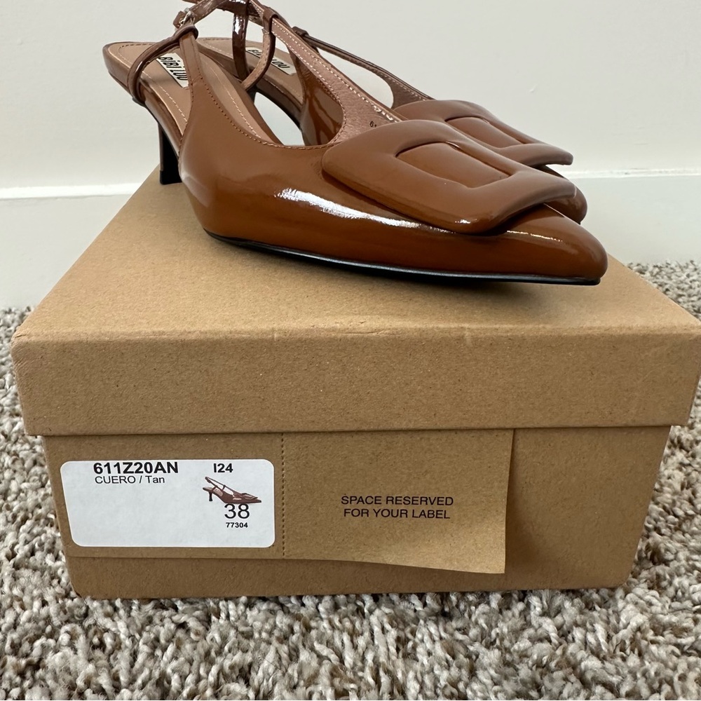 Bibi Lou Robin Kitten Heel - Tan 38 (7.5) - Picture 4 of 5